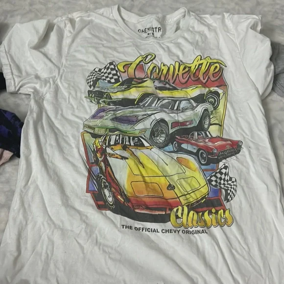 white car shirt size medium - Picture 1 of 3